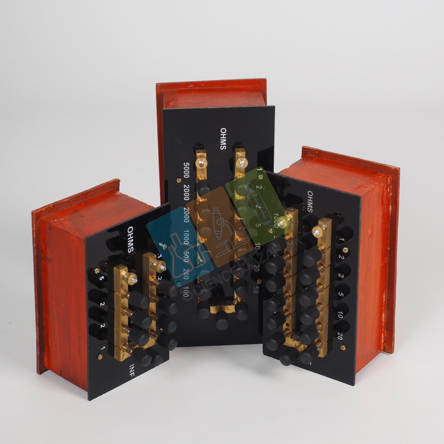 Resistant Box Resistance Box Apparatus - Ohm's Law - Physics Lab Equipment - ScienceBazar