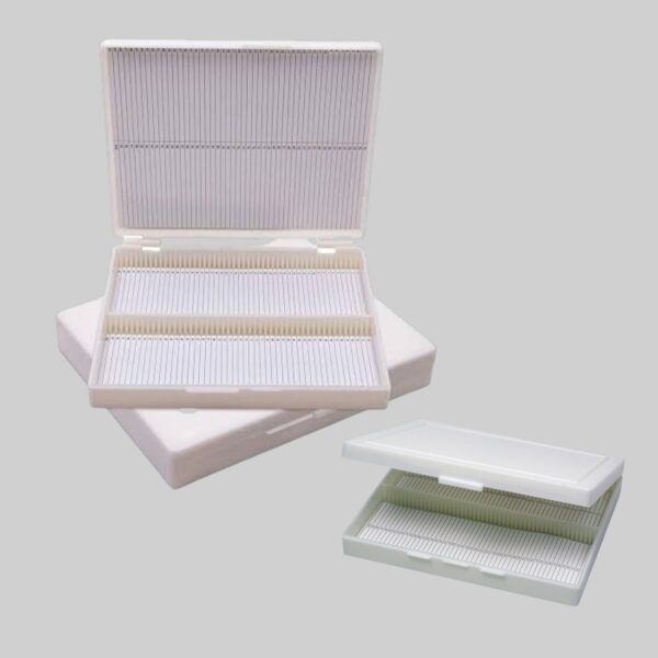Plastic Slides Storage Box Capacity 100 Pieces